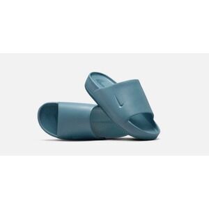 NIB MEN Nike Calm Slides Comfort Sandal Men 11 Women 12 Smoke Blue